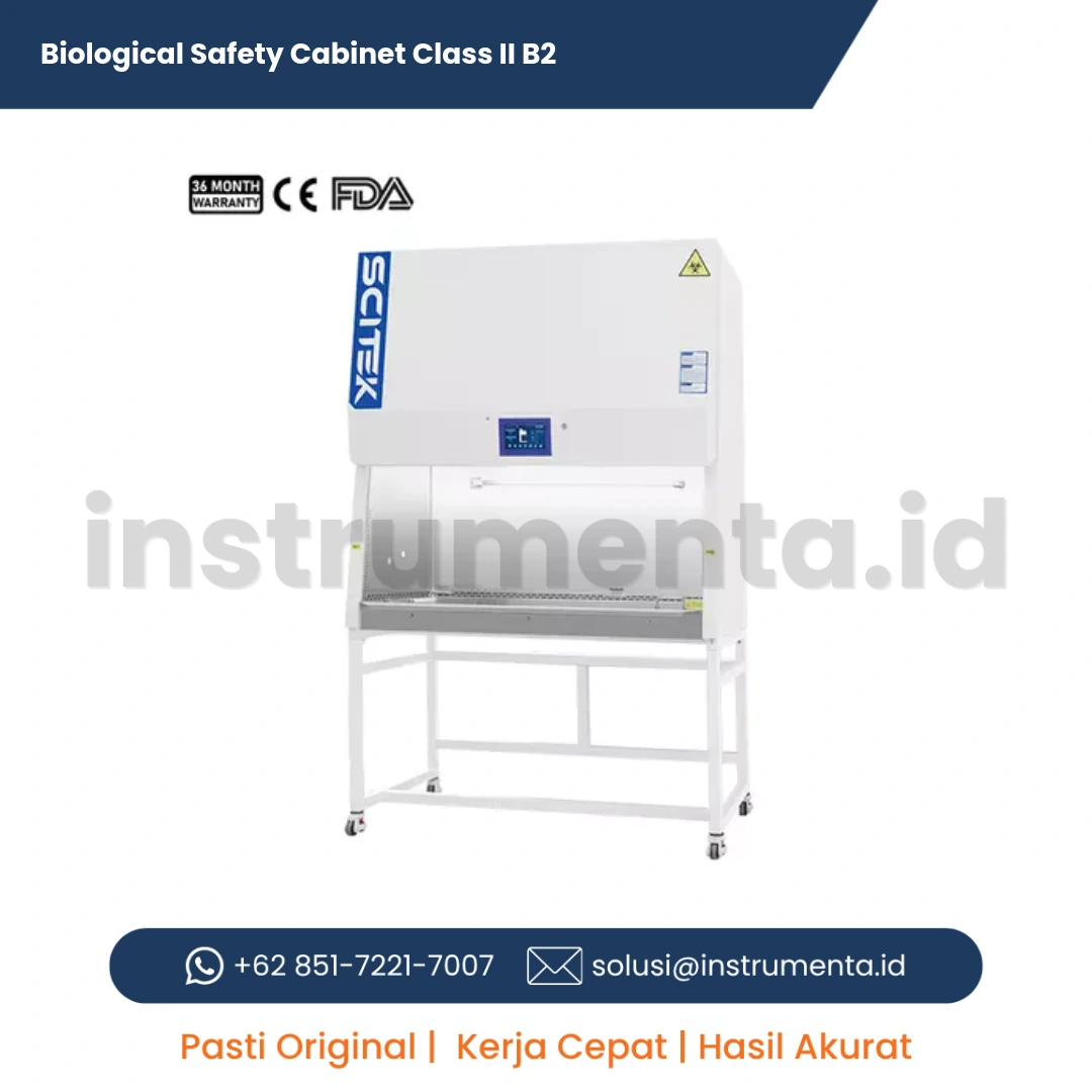 Authorized Distributor Class II B2 Biological Safety Cabinet SCITEK BSC-IIB2 Series Total Exhaust Biosafety Bench Lab Farmasi dan Kimia Volatil